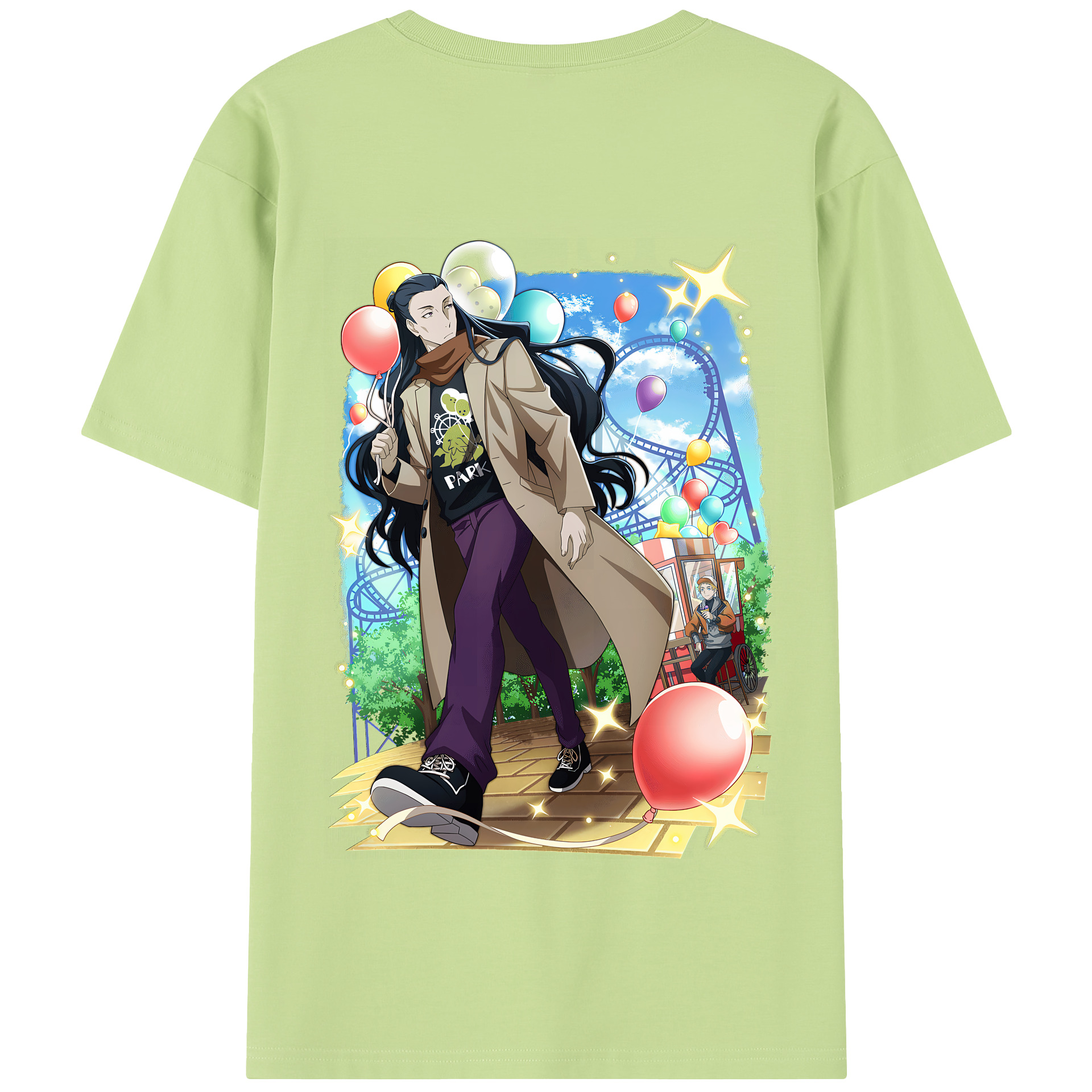 （画像用） 文豪ストレイドッグス Bungo Stray Dogs 綿100％半袖Tシャツ（背面プリント）